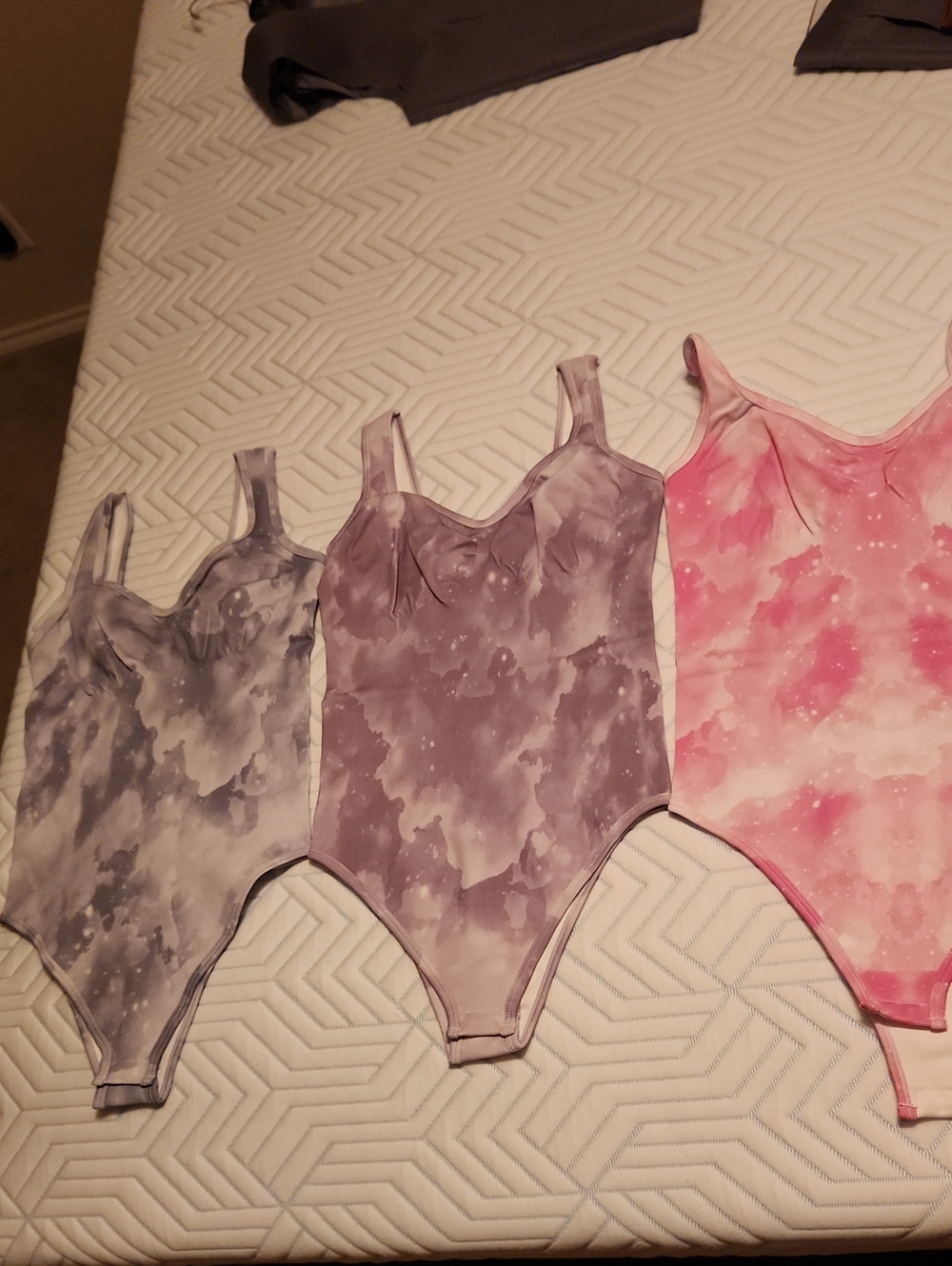 OQQ 3PC RIBBED BODYSUIT